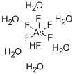 HEXAFLUOROARSENIC ACID CAS#: 121995-33-3