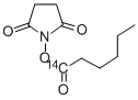 HEXANOIC ACID-N, N-HYDROXYSUCCINIMIDE ESTER, [1-14C] CAS#: 143152-78-7