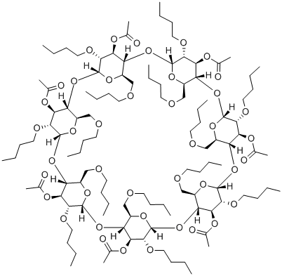 Heptakis-(2,6-di-O-butyl-3-O-acetyl)-beta-Cyclodextrin CAS#: 138451-90-8