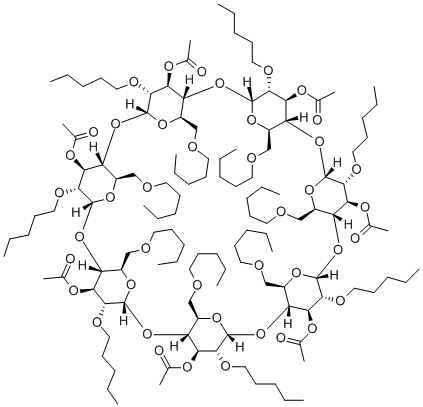 Heptakis-(2,6-di-O-pentyl-3-O-acetyl)-beta-Cyclodextrin CAS#: 120614-93-9