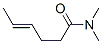Hex-4-enamide, N,N-dimethyl CAS#: 123456-20-2