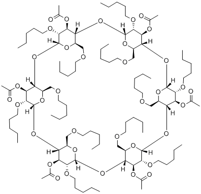 Hexakis-(2,6-di-O-pentyl-3-O-acetyl)-alpha-Cyclodextrin CAS#: 119037-99-9