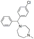 (-)-Homochlorcyclizine CAS#: 142860-97-7