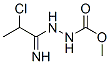 Hydrazinecarboxylic acid, 2-(2-chloro-1-iminopropyl)-, methyl ester CAS#: 155764-70-8