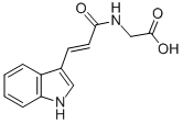 INDOLE-3-ACRYLOYLGLYCINE CAS#: 3475-68-1