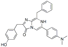 Imidazo[1,2-a]pyrazin-3(7H)-one,  6-[4-(dimethylamino)phenyl]-2-[(4-hydroxyphenyl)methyl]-8-(phenylmethyl)- CAS#: 124469-80-3