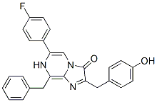 Imidazo[1,2-a]pyrazin-3(7H)-one,  6-(4-fluorophenyl)-2-[(4-hydroxyphenyl)methyl]-8-(phenylmethyl)- CAS#: 123437-48-9