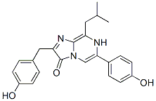 Imidazo[1,2-a]pyrazin-3(7H)-one,  6-(4-hydroxyphenyl)-2-[(4-hydroxyphenyl)methyl]-8-(2-methylpropyl)- CAS#: 123437-24-1