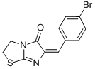 Imidazo(2,1-b)thiazol-5(6H)-one, 2,3-dihydro-6-((4-bromophenyl)methyle ne)- CAS#: 129228-64-4