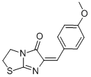 Imidazo(2,1-b)thiazol-5(6H)-one, 2,3-dihydro-6-((4-methoxyphenyl)methy lene)- CAS#: 129228-60-0