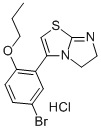 Imidazo(2,1-b)thiazole, 5,6-dihydro-3-(5-bromo-2-propoxyphenyl)-, mono hydrochloride CAS#: 130623-64-2