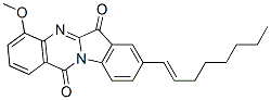 Indolo[2,1-b]quinazoline-6,12-dione,  4-methoxy-8-(1-octenyl)-  (9CI) CAS#: 169038-61-3