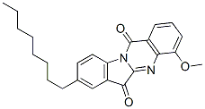 Indolo[2,1-b]quinazoline-6,12-dione,  4-methoxy-8-octyl- CAS#: 169038-78-2