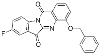 Indolo[2,1-b]quinazoline-6,12-dione,  8-fluoro-4-(phenylmethoxy)- CAS#: 169038-68-0