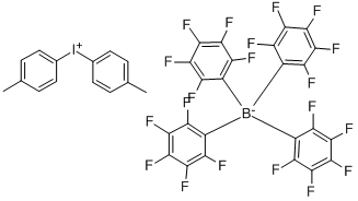 Iodonium, bis(4-methylphenyl)-, tetrakis(pentafluorophenyl)borate(1-) CAS#: 153699-26-4