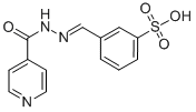 Isonicotinic acid 2-(m-sulfobenzylidene) hydrazide CAS#: 3691-81-4