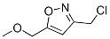 Isoxazole, 3-(chloromethyl)-5-(methoxymethyl)- (9CI) CAS#: 167155-52-4
