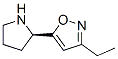 Isoxazole, 3-ethyl-5-(2-pyrrolidinyl)-, (R)- (9CI) CAS#: 147402-75-3
