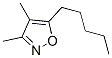 Isoxazole, 3,4-dimethyl-5-pentyl- (9CI) CAS#: 136150-25-9
