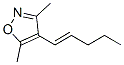 Isoxazole, 3,5-dimethyl-4-(1-pentenyl)-, (E)- (9CI) CAS#: 128035-78-9