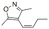 Isoxazole, 4-(1-butenyl)-3,5-dimethyl-, (Z)- (9CI) CAS#: 128035-77-8