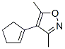 Isoxazole, 4-(1-cyclopenten-1-yl)-3,5-dimethyl- (9CI) CAS#: 123371-93-7