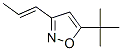 Isoxazole, 5-(1,1-dimethylethyl)-3-(1-propenyl)-, (E)- (9CI) CAS#: 141853-78-3