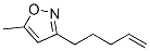 Isoxazole, 5-methyl-3-(4-pentenyl)- (9CI) CAS#: 130628-67-0