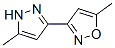 Isoxazole, 5-methyl-3-(5-methyl-1H-pyrazol-3-yl)- (9CI) CAS#: 35592-90-6