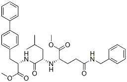 L-Alanine, 3-[1,1-biphenyl]-4-yl-N-[N-[1-(methoxycarbonyl)-4-oxo-4-[(phenylmethyl)amino]butyl]-L-leucyl]-, methyl ester, (S)- (9CI) CAS#: 175422-83-0