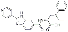 L-Alanine, 3-(ethylphenylaMino)-N-[[2-(4-pyridinyl)-1H-benziMidazol-6-yl]carbonyl]- CAS#: 316833-27-9