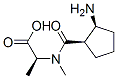 L-Alanine,  N-[(2-aminocyclopentyl)carbonyl]-N-methyl-,  (1R-cis)-  (9CI) CAS#: 130901-87-0