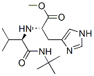 L-Histidine, N-[1-[[(1,1-dimethylethyl)amino]carbonyl]-2-methylpropyl]-, methyl ester, (R)- (9CI) CAS#: 169453-39-8