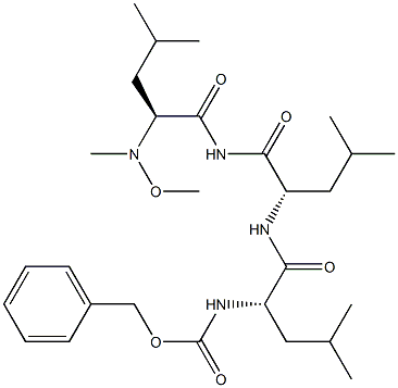 L-LeucinaMide,N-[(phenylMethoxy)carbonyl]-L-leucyl-L-leucyl-N-Methoxy-N-Methyl- CAS#: 170590-15-5