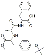 L-Phenylalanine, N-[N-[1-[[4-(1,1-dimethylethoxy)phenyl]methyl]-2-methoxy-2-oxoethyl]-D-alanyl]-, (R)- (9CI) CAS#: 163659-46-9
