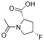 L-Proline, 1-acetyl-4-fluoro-, cis- (9CI) CAS#: 129512-85-2