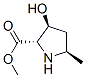 L-Proline, 3-hydroxy-5-methyl-, methyl ester, (2alpha,3beta,5beta)- (9CI) CAS#: 114718-40-0