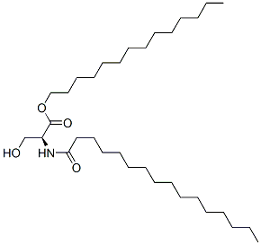 L-Serine, N-(1-oxohexadecyl)-, tetradecyl ester CAS#: 156042-32-9