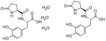 L-Tyrosine, 3-hydroxy-N-(5-oxo-L-prolyl)-, hydrate (2:3) CAS#: 37166-12-4