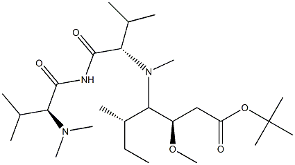 L-ValinaMide, N,N-diMethyl-L-valyl-N-[(1S,2R)-4-(1,1-diMethylethoxy)-2-Methoxy-1-[(1S)-1-Methylpropyl]-4-oxobutyl]-N-Methyl- CAS#: 120205-53-0