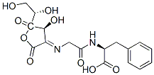 L-threo-3-Hexulosonic  acid,  2-[[2-[(1-carboxy-2-phenylethyl)amino]-2-oxoethyl]imino]-2-deoxy-,  -gamma--lactone,  (S)-  (9CI) CAS#: 118665-36-4