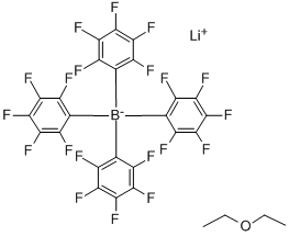 LITHIUM TETRAKIS(PENTAFLUOROPHENYL)BORATE-ETHYL ETHER COMPLEX CAS#: 155543-02-5