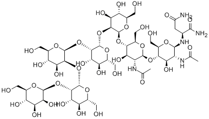 MANNOPENTAOSE-DI(N-ACETYL-D-GLUCOSAMINE)-ASPARAGINE CAS#: 38784-68-8