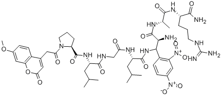 MCA-PRO-LEU-GLY-LEU-DAP(DNP)-ALA-ARG-NH2 CAS#: 140430-53-1