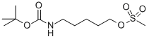 METHANESULFONIC ACID 5-BOC-AMINO-PENTYL ESTER CAS#: 142342-55-0