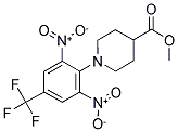 METHYL 1-[2,6-DINITRO-4-(TRIFLUOROMETHYL)PHENYL]-4-PIPERIDINECARBOXYLATE CAS#: 303144-40-3