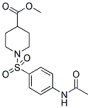 METHYL 1-([4-(ACETYLAMINO)PHENYL]SULFONYL)-4-PIPERIDINECARBOXYLATE CAS#: 303994-56-1