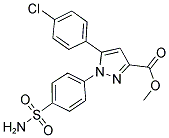 METHYL 1-[4-(AMINOSULFONYL)PHENYL]-5-(4-CHLOROPHENYL)-1H-PYRAZOLE-3-CARBOXYLATE CAS#: 170571-20-7