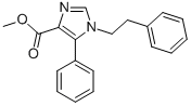 METHYL-1-PHENETHYL-5-PHENYLIMIDAZOLE-4-CARBOXYLATE CAS#: 130740-21-5