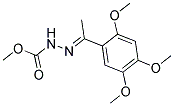 METHYL 2-[1-(2,4,5-TRIMETHOXYPHENYL)ETHYLIDENE]-1-HYDRAZINECARBOXYLATE CAS#: 320421-86-1